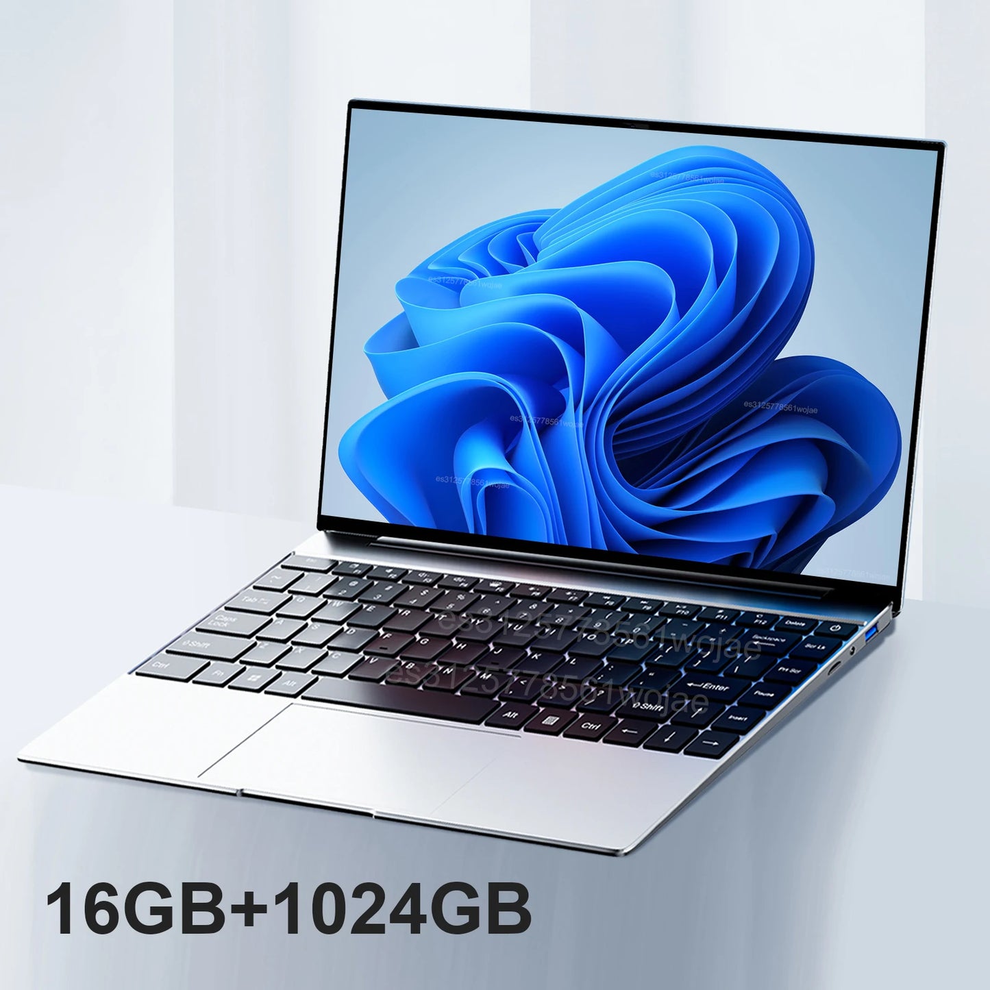 Ultra Slim Laptop 14.1" 16GB RAM 2TB SSD Intel N3700 Notebook Gamer 1920*1080 Display Office Study Computer PC Windows 11 Pro - ALPENZO