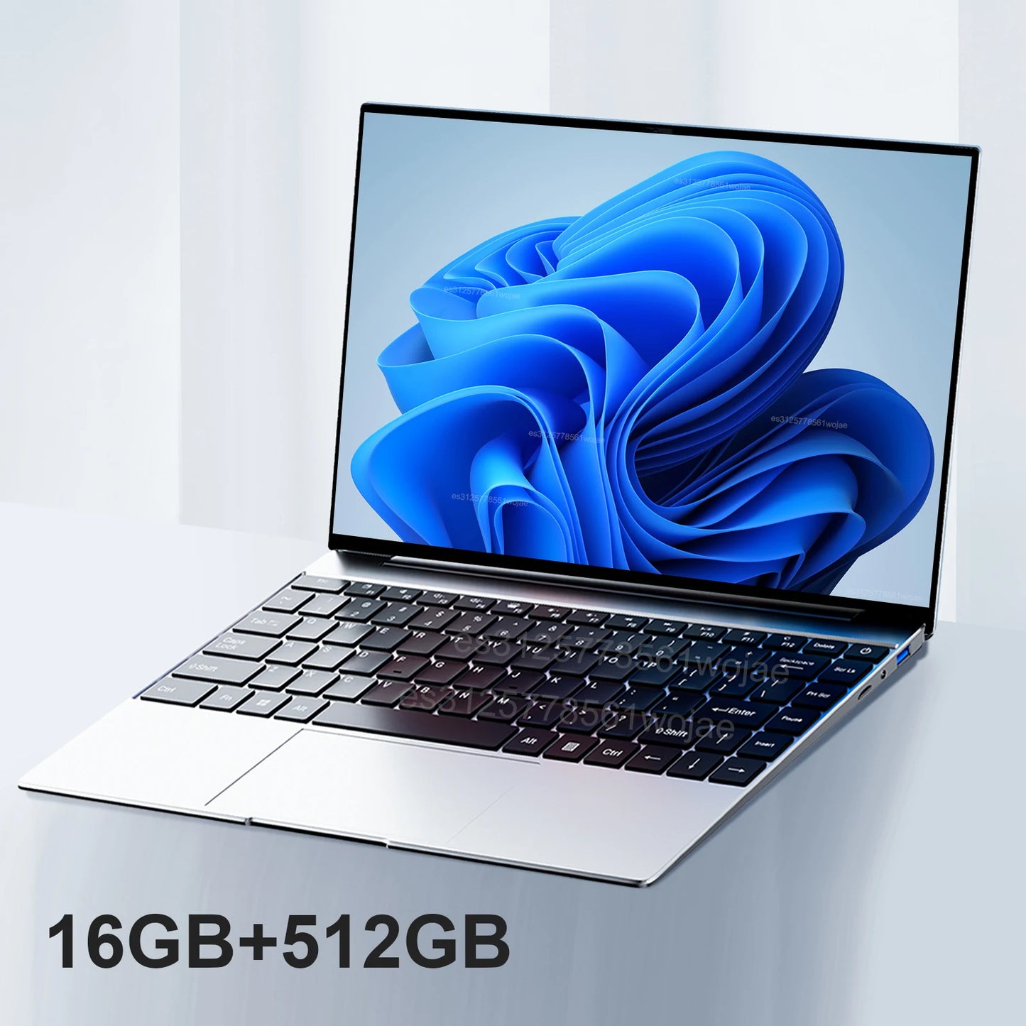 Ultra Slim Laptop 14.1" 16GB RAM 2TB SSD Intel N3700 Notebook Gamer 1920*1080 Display Office Study Computer PC Windows 11 Pro - ALPENZO