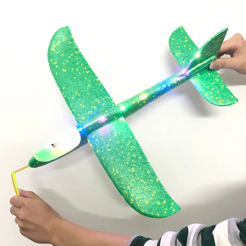 50CM Big Foam Plane Glider Hand Throw Airplane Light Inertial EPP Bubble Planes Outdoor Launch Kids Toys for Children Boys Gift ALPENZO