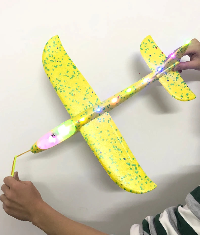 50CM Big Foam Plane Glider Hand Throw Airplane Light Inertial EPP Bubble Planes Outdoor Launch Kids Toys for Children Boys Gift ALPENZO