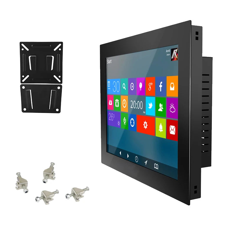 12" 10" 15 Inch Industrial Tablet Panel PC Desktop Computer Resistive Touch Core i3 Win XP/7/10 System USB SSD WiFi Mini PC - ALPENZO