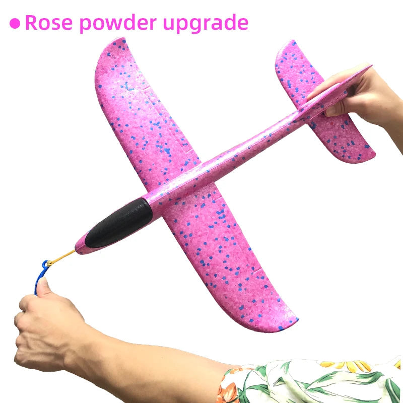 50CM Big Foam Plane Glider Hand Throw Airplane Light Inertial EPP Bubble Planes Outdoor Launch Kids Toys for Children Boys Gift ALPENZO