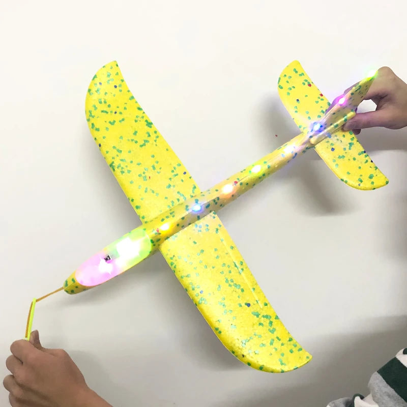 50CM Big Foam Plane Glider Hand Throw Airplane Light Inertial EPP Bubble Planes Outdoor Launch Kids Toys for Children Boys Gift ALPENZO