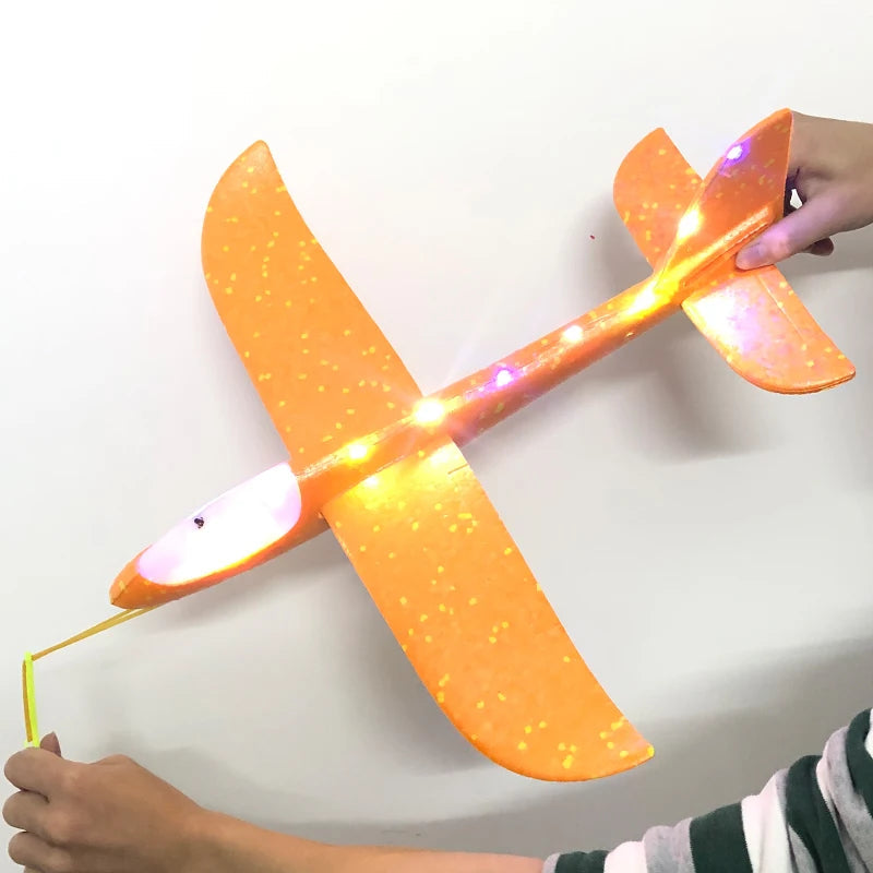 50CM Big Foam Plane Glider Hand Throw Airplane Light Inertial EPP Bubble Planes Outdoor Launch Kids Toys for Children Boys Gift ALPENZO
