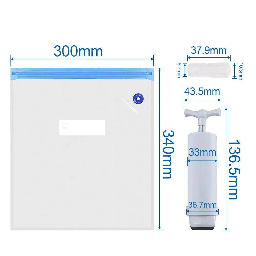 PLA ABS TPU PETG Filament Vacuum Bag With Handle Air Pump 3D Printer Filaments Storage Bag Dryer Keep 3D Printing Accessories - ALPENZO