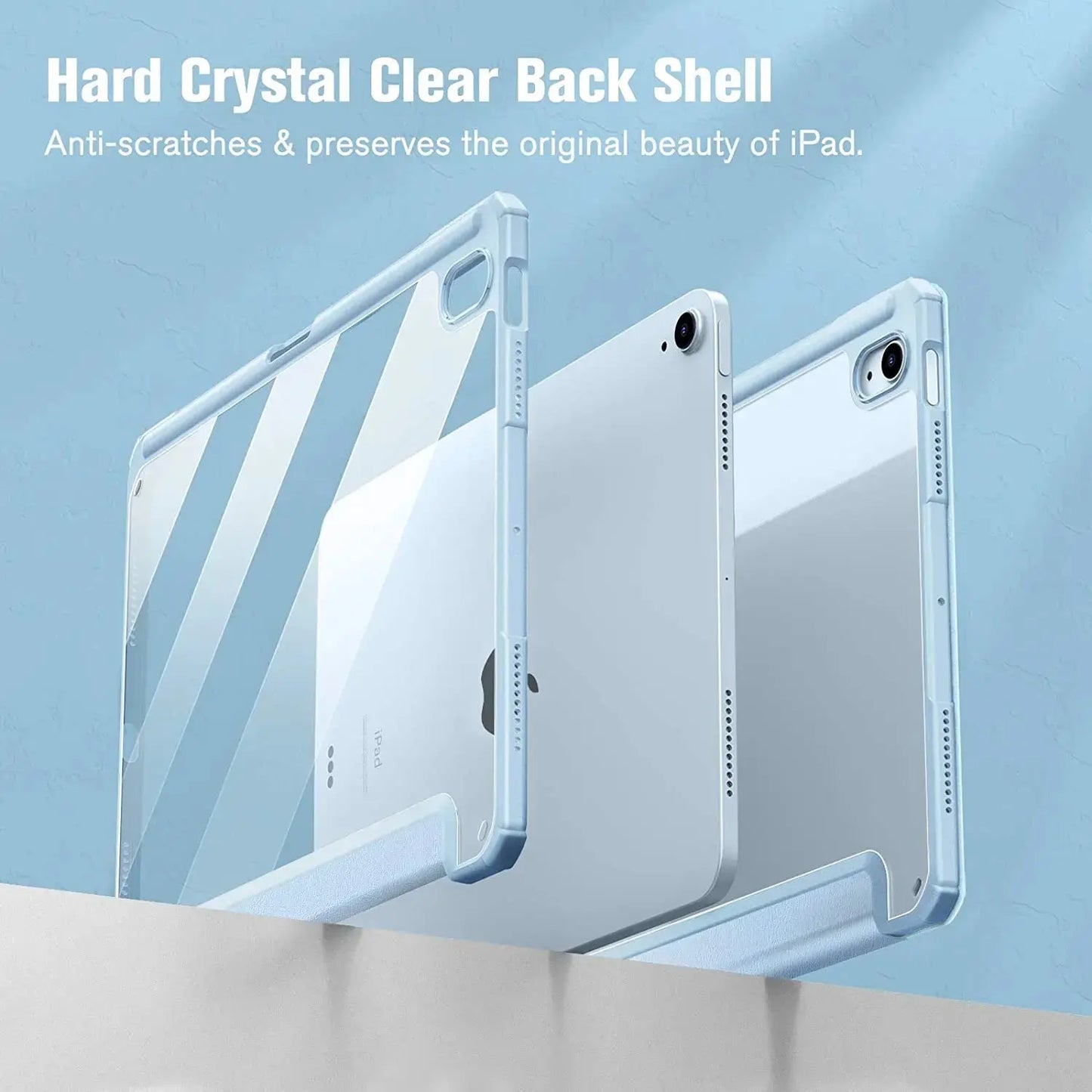 For iPad Case 10.2 9th 8th 7th 10 10th Generation Pro 11 13 2024 12.9 2022 Cover Pencil Holder Funda For iPad Air 5 4 10.9 Cases - ALPENZO