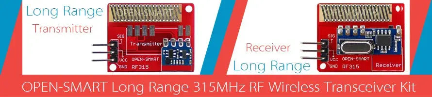 Long Range 433MHz RF Wireless Transceiver Kit with Antenna Large Power 433 MHz Transmitter Receiver Module LORA Kit for Arduino - ALPENZO