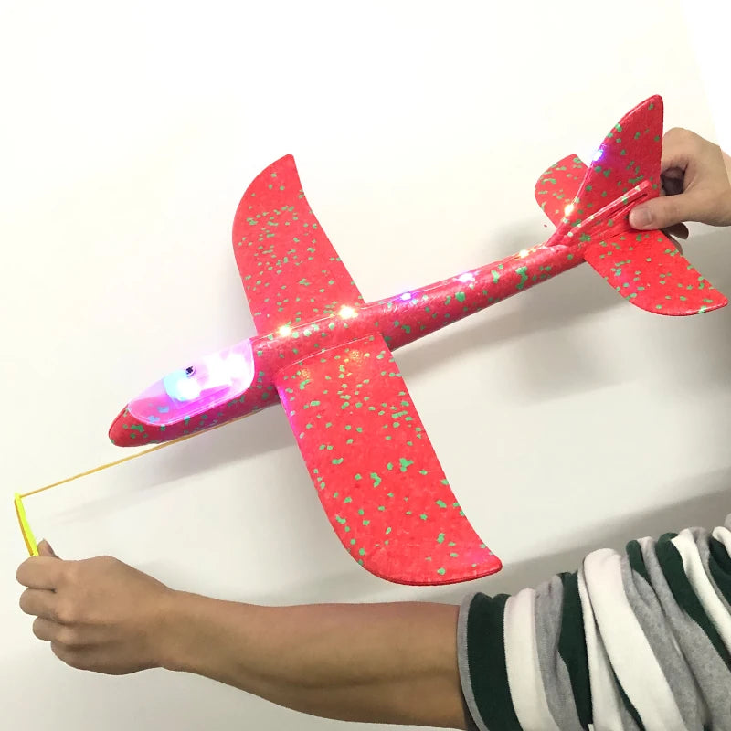 50CM Big Foam Plane Glider Hand Throw Airplane Light Inertial EPP Bubble Planes Outdoor Launch Kids Toys for Children Boys Gift ALPENZO