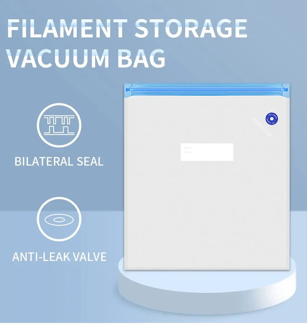 PLA ABS TPU PETG Filament Vacuum Bag With Handle Air Pump 3D Printer Filaments Storage Bag Dryer Keep 3D Printing Accessories - ALPENZO