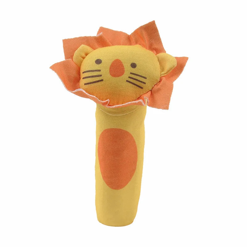 QWZ Hot Cute Baby Rattle Toys Rabbit Plush Baby Cartoon Bed Toys for Newborn 0-24 Months Educational Toy Sheep Bear Hand Bells ALPENZO