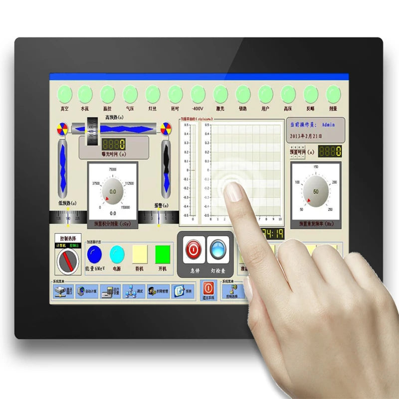12" 10" 15 Inch Industrial Tablet Panel PC Desktop Computer Resistive Touch Core i3 Win XP/7/10 System USB SSD WiFi Mini PC - ALPENZO