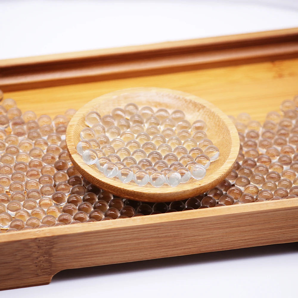 200pcs 6mm Pinball Glass Ball Use for shooting Extra Hyaline Glass BB Bullets Ball Circular Particle Pellets Hunting