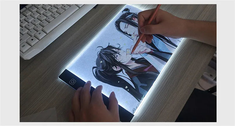 A4 Level Dimmable Led Drawing Copy Pad Board Children's Toy Painting Educational Kids Grow Playmates Creative Gifts For Children ALPENZO