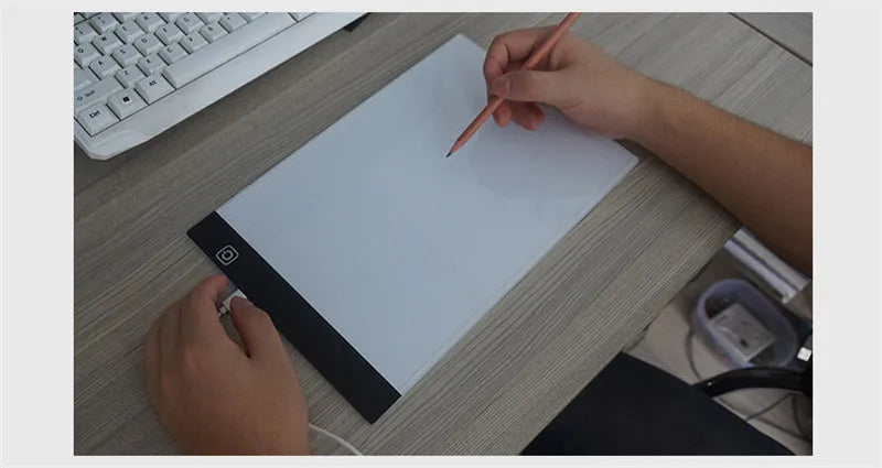 A4 Level Dimmable Led Drawing Copy Pad Board Children's Toy Painting Educational Kids Grow Playmates Creative Gifts For Children ALPENZO