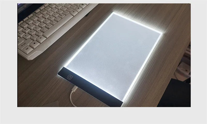 A4 Level Dimmable Led Drawing Copy Pad Board Children's Toy Painting Educational Kids Grow Playmates Creative Gifts For Children ALPENZO