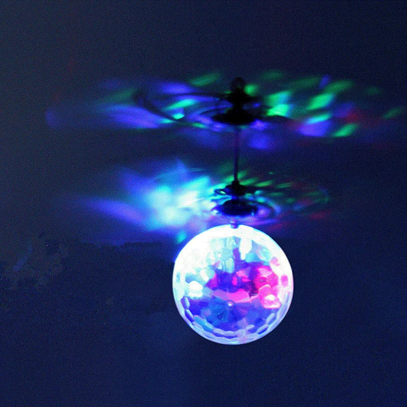 LED Flying Ball Infrared Induction Aircraft Gesture Control Toys Luminous Flight Balls Electronic Colorful Light Mini Helicopter ALPENZO