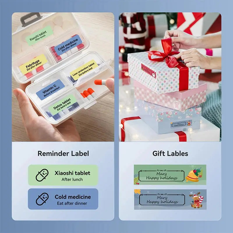 Niimbot D110 Wireless Mini Portable Printer Smart Label Printer Mobile Phone For Thermal Adhesive Sticker Labeling Maker Machine - ALPENZO