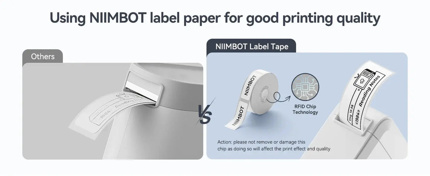 Niimbot D110 Wireless Mini Portable Printer Smart Label Printer Mobile Phone For Thermal Adhesive Sticker Labeling Maker Machine - ALPENZO