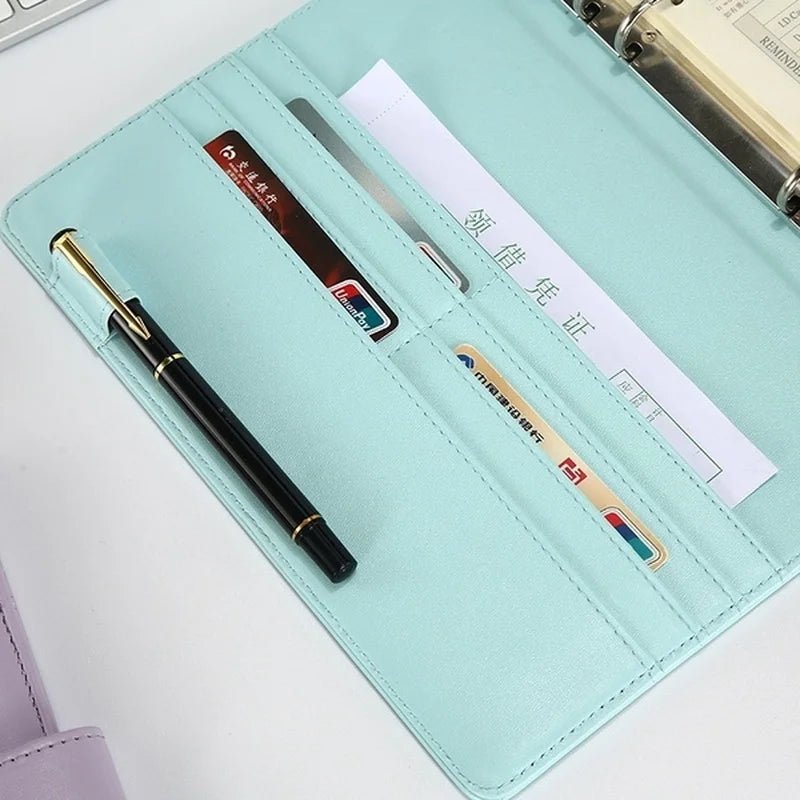 New Vintage Refillable Notebook File Folder Notepad Cover Leather Ring Binder Office Supplies ALPENZO