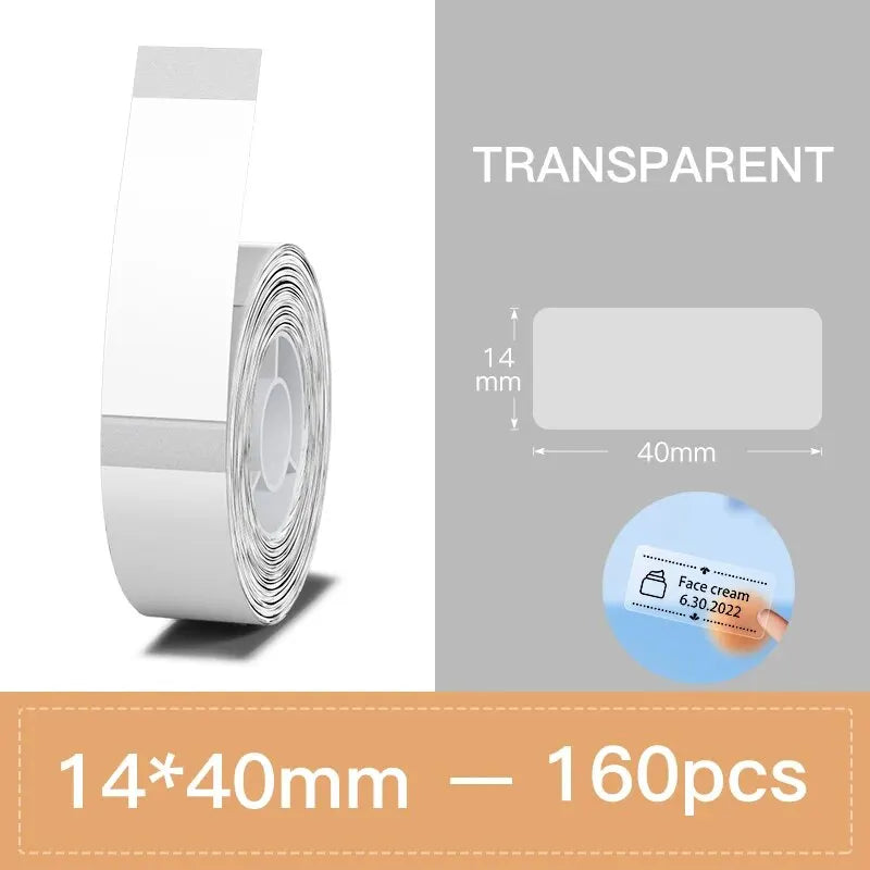 Niimbot D11 D110 D101 Mini Thermal Label Printer Paper Waterproof Anti-Oil Printing Label No Glue Scratch-Resistant Tape Sticker ALPENZO