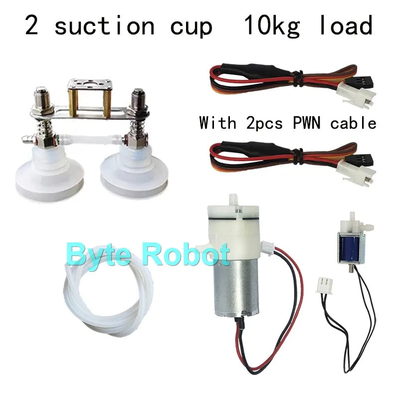 0.3/1/3/6/10/20kg Mechanical Arm Vacuum Pump Suction Cup with PWN Control Switch Sucker for Robot Arm UNO R3 Programmable Robot ALPENZO