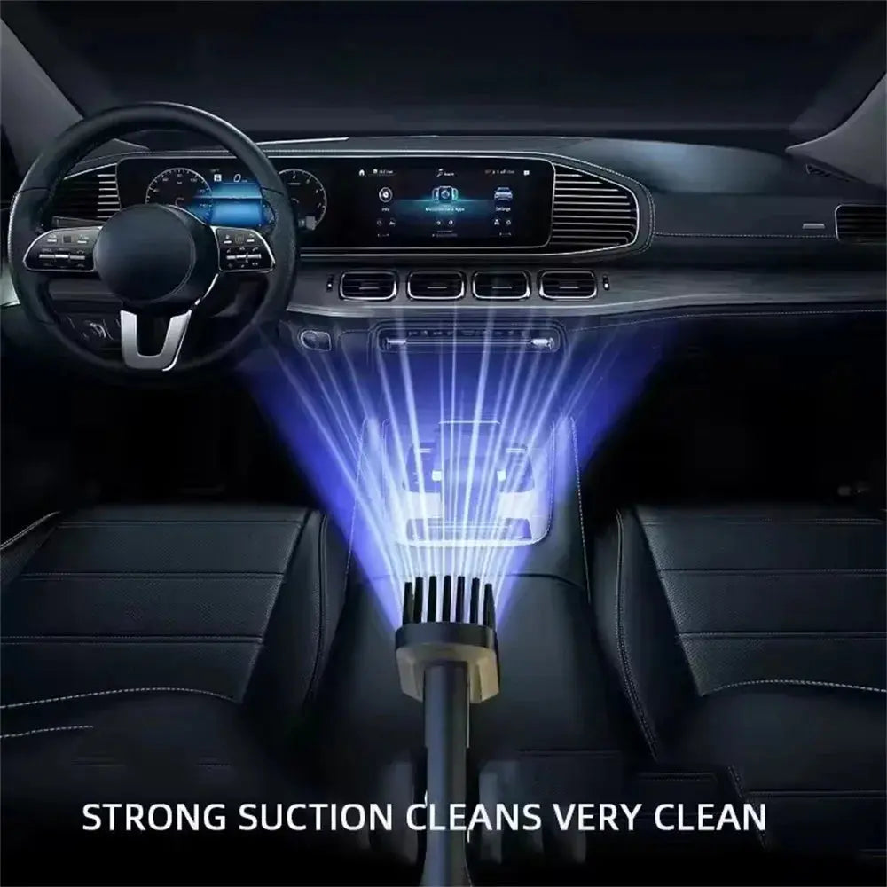 Wireless Vacuum Cleaner Powerful Suction Rechargeable Handheld Vacuum Cleaner Quick Charge for Car Home Pet Hair - ALPENZO