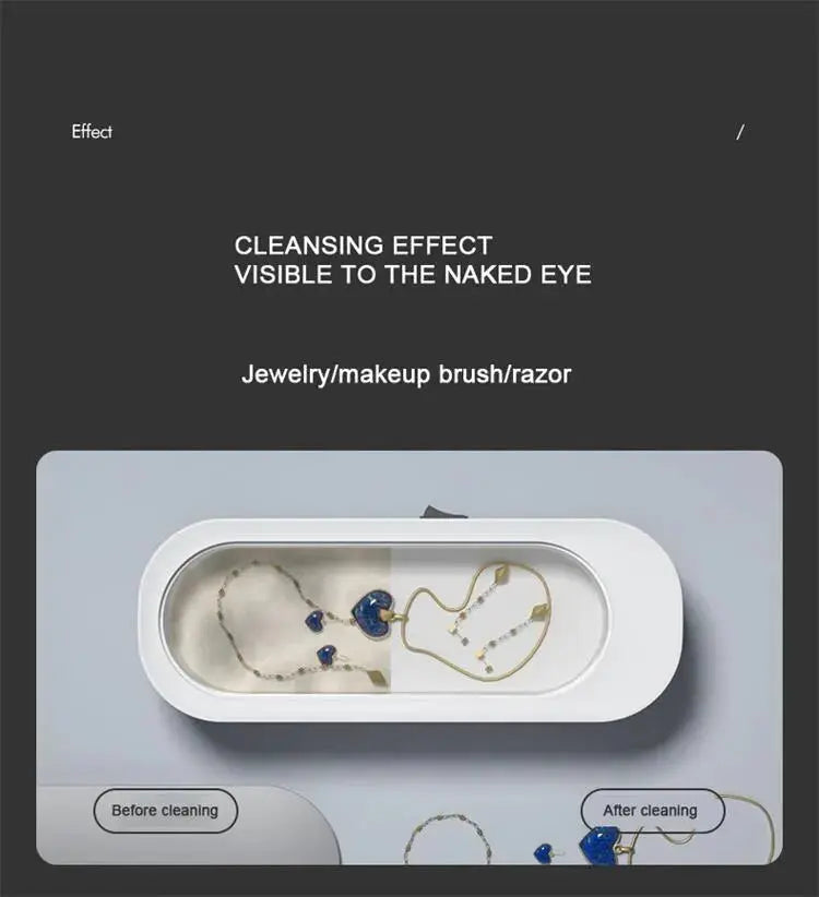 Multifunctional Vibration Cleaning Machine Contact Lens Cleaning Machine Vibration Cleaning Watch Jewelry Teeth - ALPENZO