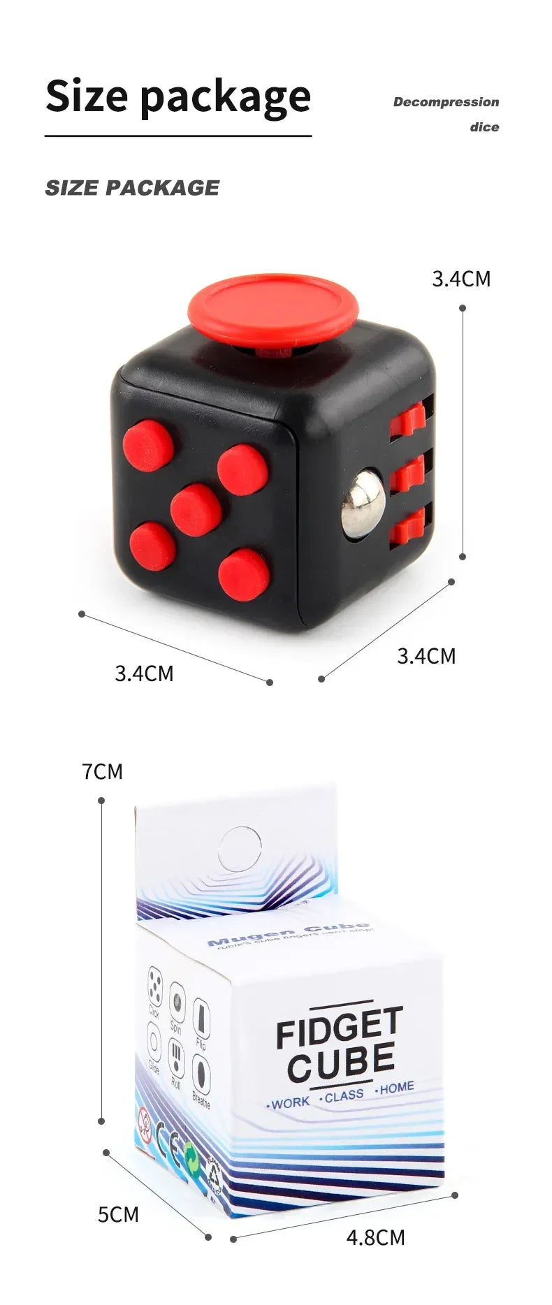 New Antistress Fidget Compression Sensory New Novelty Magic Dice Toys for Children Adults Stress Relief Toys Kids juguetes Toys ALPENZO