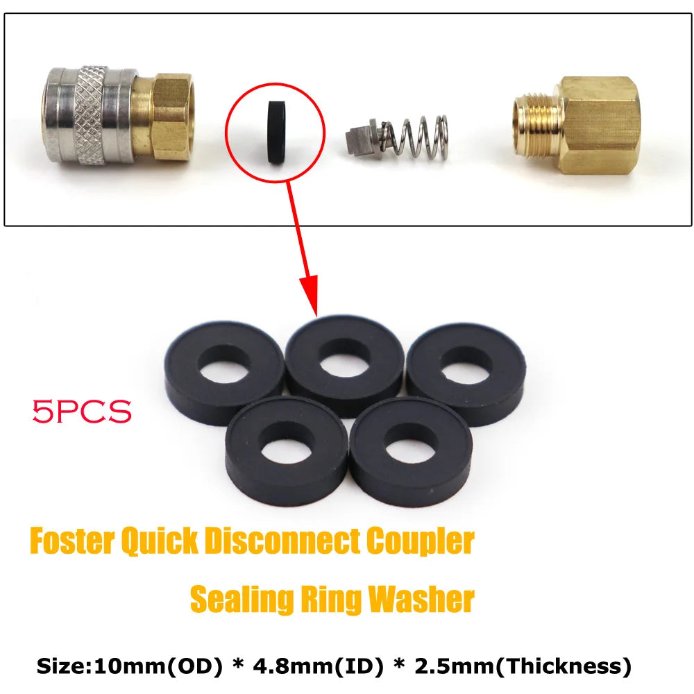 US Airsoft HPA Magazine Taps Valve Adapter Foster Quick Disconnect Coupler