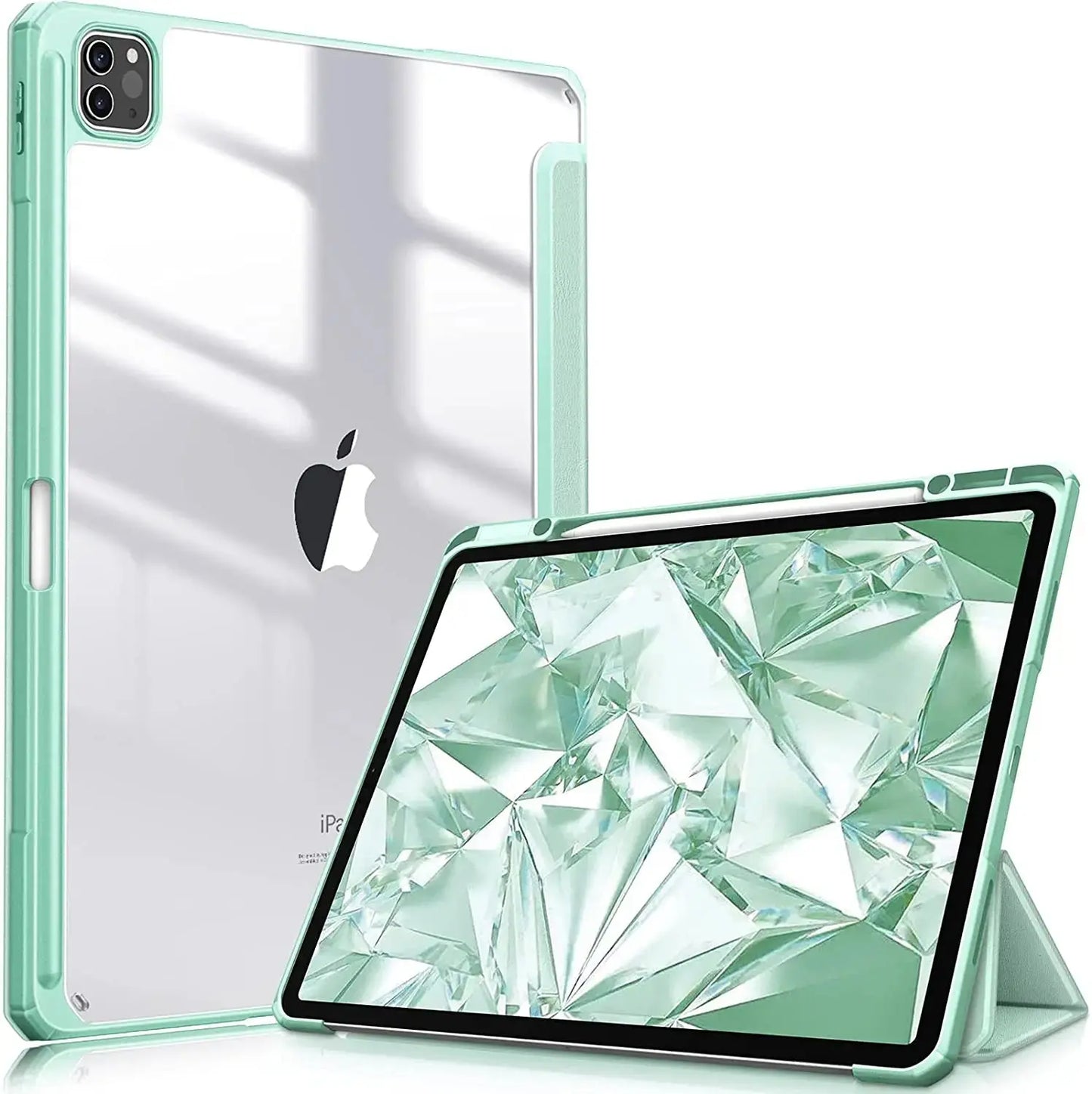 For iPad Case 10.2 9th 8th 7th 10 10th Generation Pro 11 13 2024 12.9 2022 Cover Pencil Holder Funda For iPad Air 5 4 10.9 Cases - ALPENZO