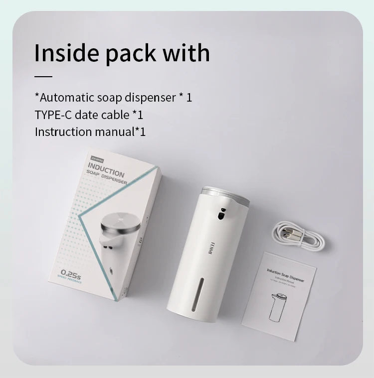 ZW-XP20F1 induction soap dispenser with convenient touch and fully sealed design, high capacity and long endurance - ALPENZO