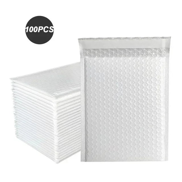100 Pcs Black Bubble Packaging Envelope Mailing Envelopes Mailer Poly Green Envelope for Shipping Self Seal Bubble Bag Padding ALPENZO