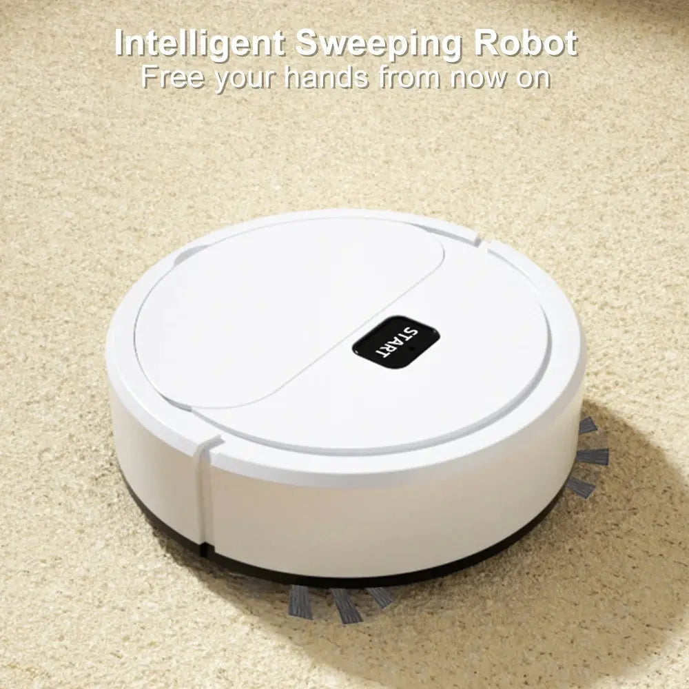 Fully Automatic Sweeping Robot Sweep Vacuum Cleaner Mopping The Floor Mini Cleaner Home Use Lazybones Intelligent 3 In1 Sweeper - ALPENZO