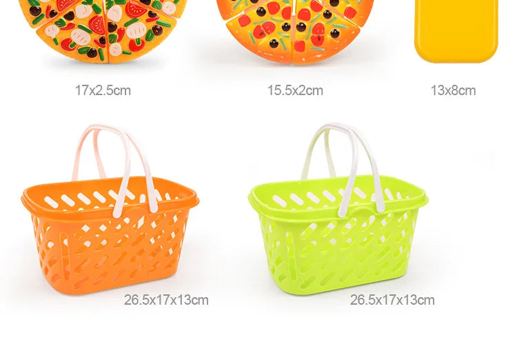 3-6 Years Old Child Vegetables and Fruits Children's Kitchen Toys Set Puzzle Early Education Children's Play House Toys Girl Toy ALPENZO