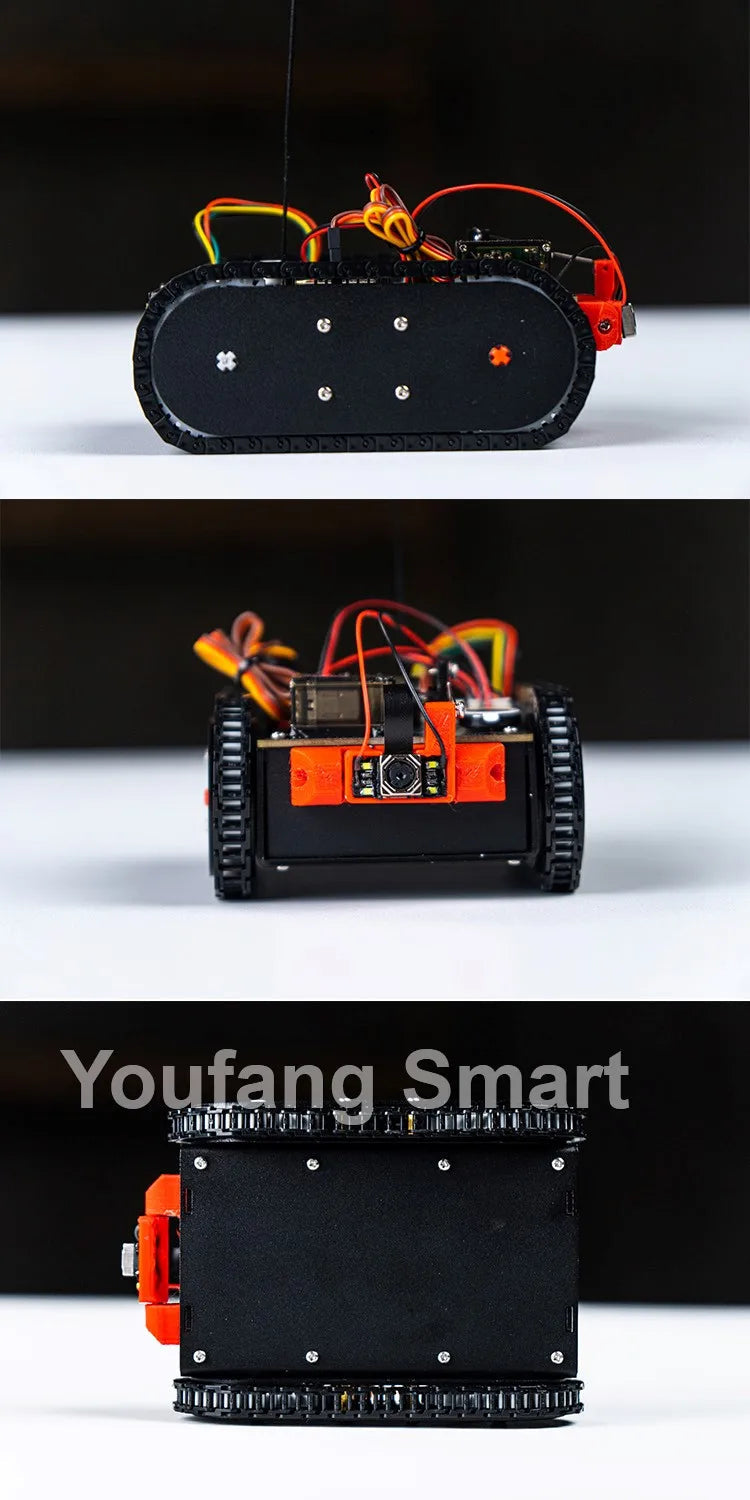 Esp32 Remote Control Tank Model Metal Chassis Tractor Crawler Balance Car Mount Truck Robot Chassis for Wifi RC Scout Robot Car ALPENZO