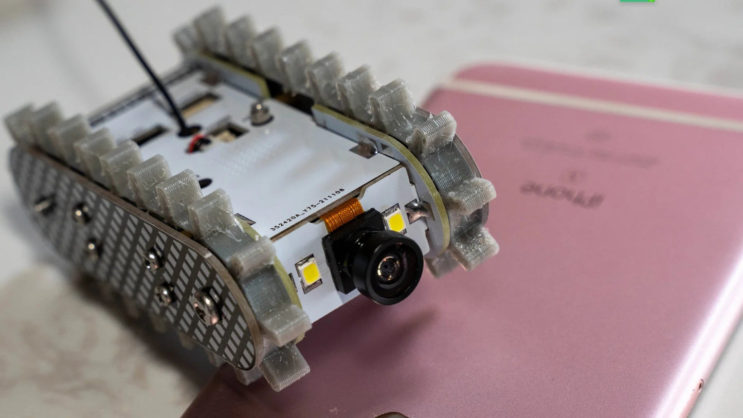 Esp32 Remote Control Tank Model Metal Chassis Tractor Crawler Balance Car Mount Truck Robot Chassis for Wifi RC Scout Robot Car ALPENZO