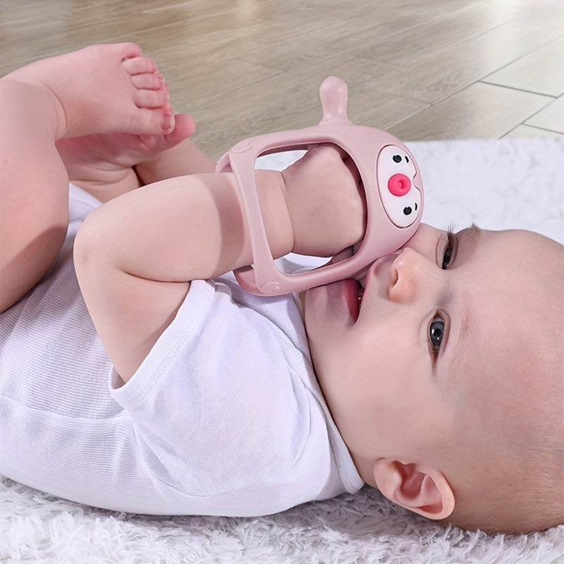 Never Drop Silicone Teething Toys for Babies,Infant Hand Teether Pacifiers Breastfeeding Babies, Teethers Toy For New Born ALPENZO
