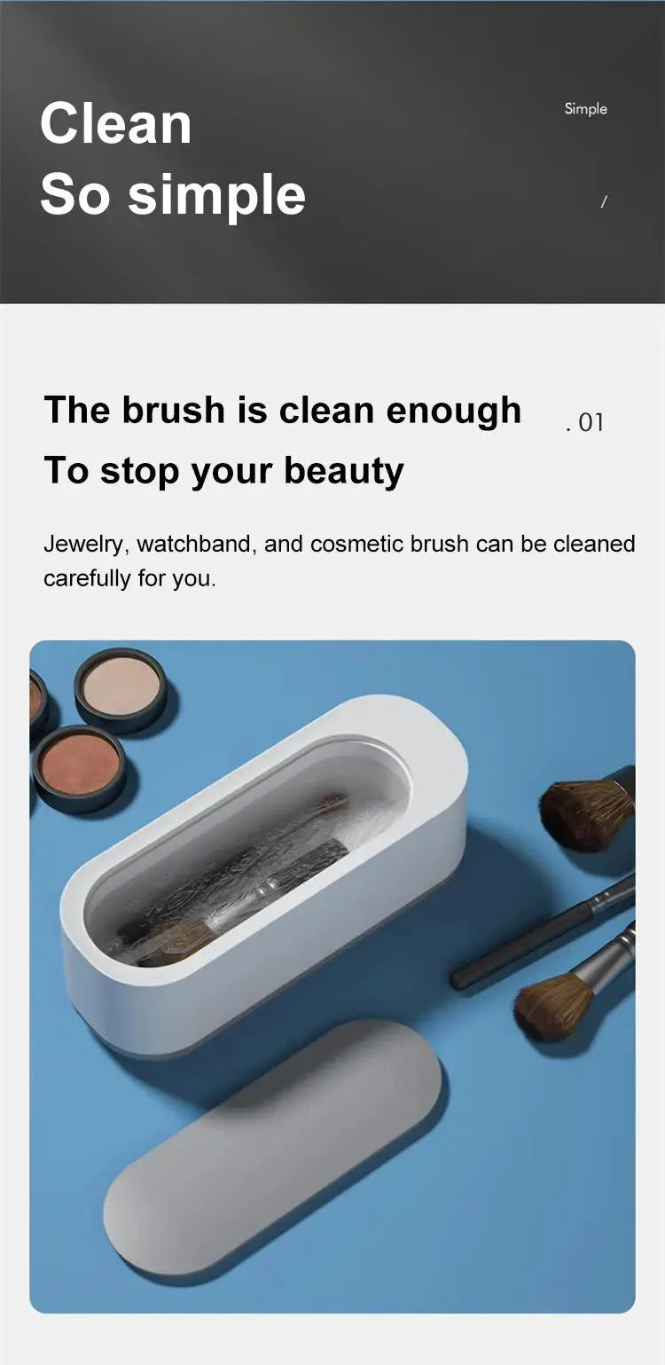 Multifunctional Vibration Cleaning Machine Contact Lens Cleaning Machine Vibration Cleaning Watch Jewelry Teeth - ALPENZO