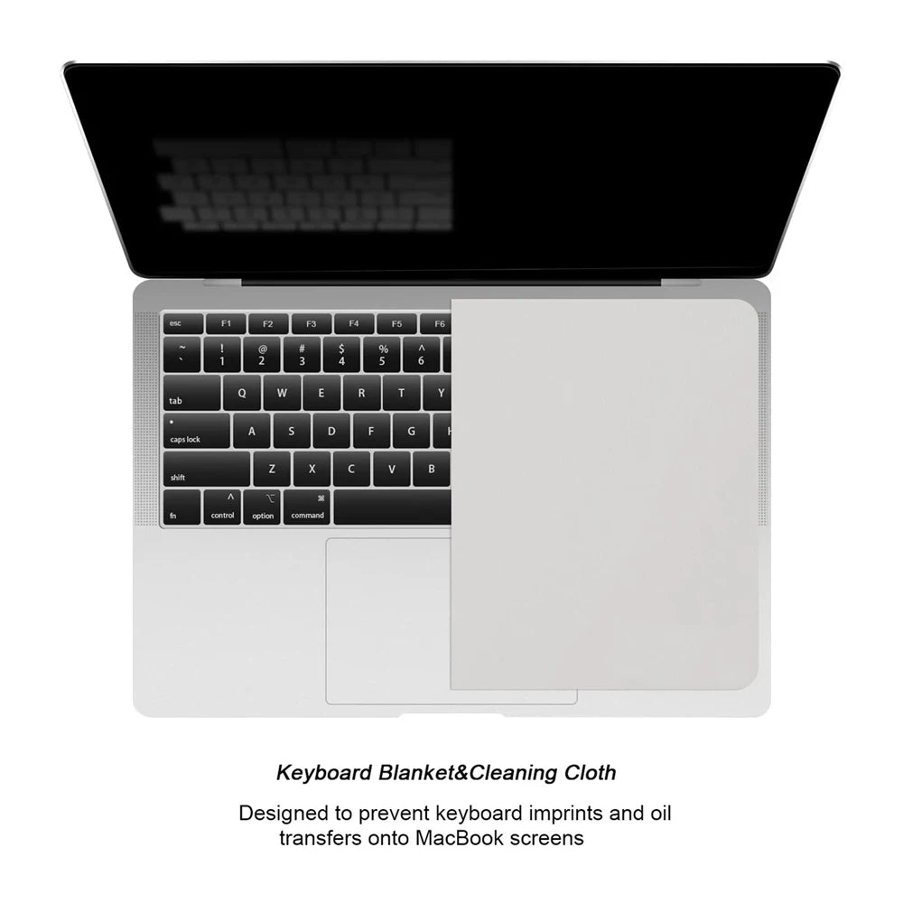 Laptop Screen Cleaner Microfiber Cover Keyboard Blanket Protective Film Cleaning Cloth For MacBook Pro 13/15/16 Inch - ALPENZO