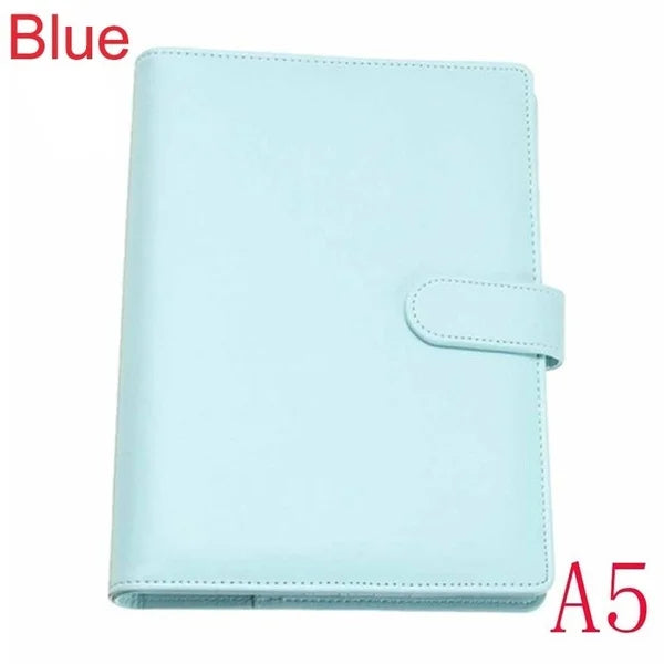 New Vintage Refillable Notebook File Folder Notepad Cover Leather Ring Binder Office Supplies ALPENZO