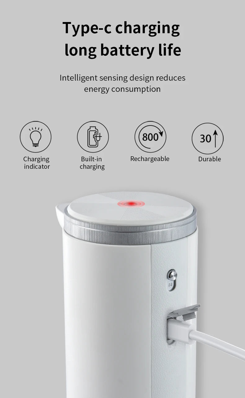 ZW-XP20F1 induction soap dispenser with convenient touch and fully sealed design, high capacity and long endurance - ALPENZO