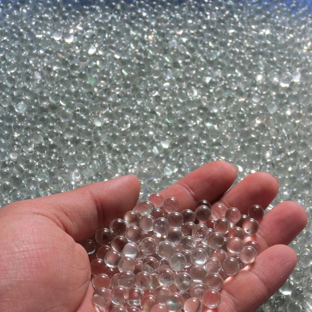 200pcs 6mm Pinball Glass Ball Use for shooting Extra Hyaline Glass BB Bullets Ball Circular Particle Pellets Hunting