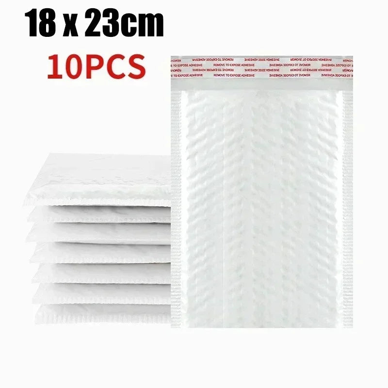 Multifunctional Self-Seal Business Mailing Packages White Foam Bubble Envelopes Adhesive Waterproof Shipping Bags for Packing ALPENZO