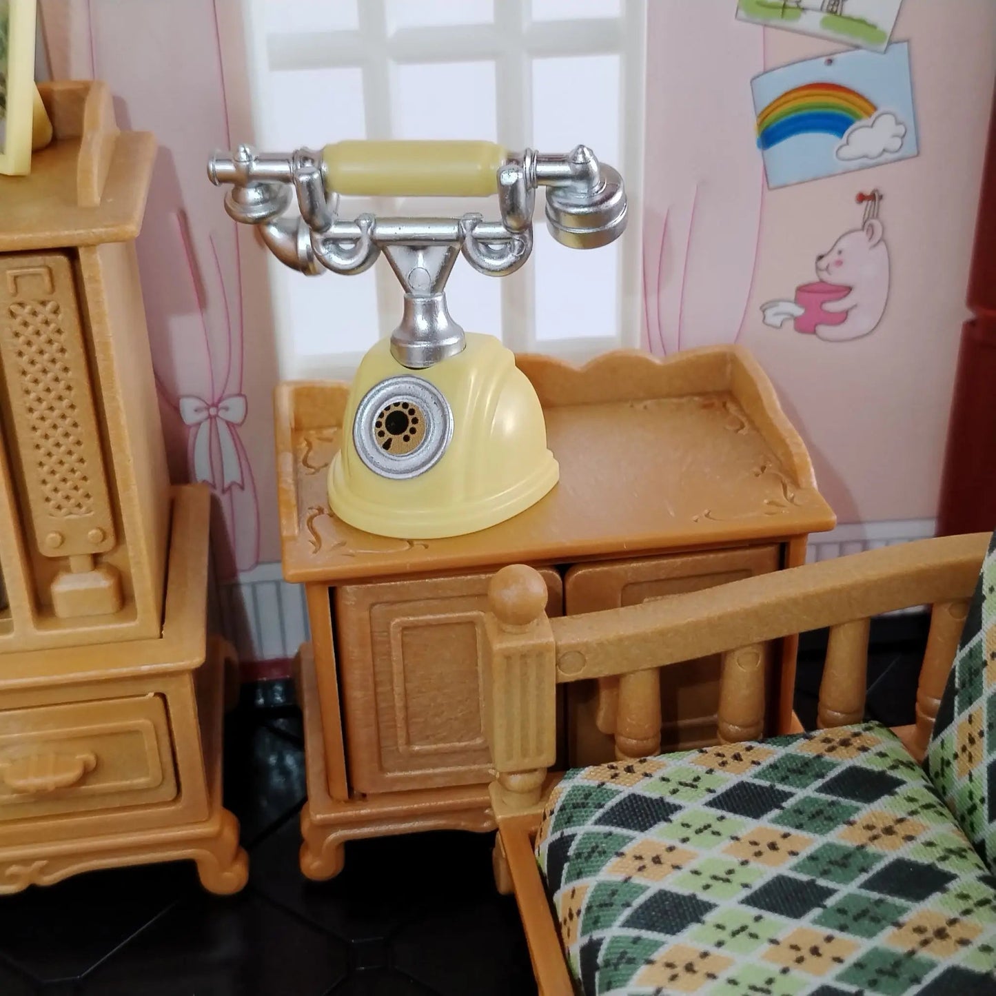 miniature items dollhouse furniture accessories living room bedroom supermarket shopping games family interaction doll kids toys ALPENZO