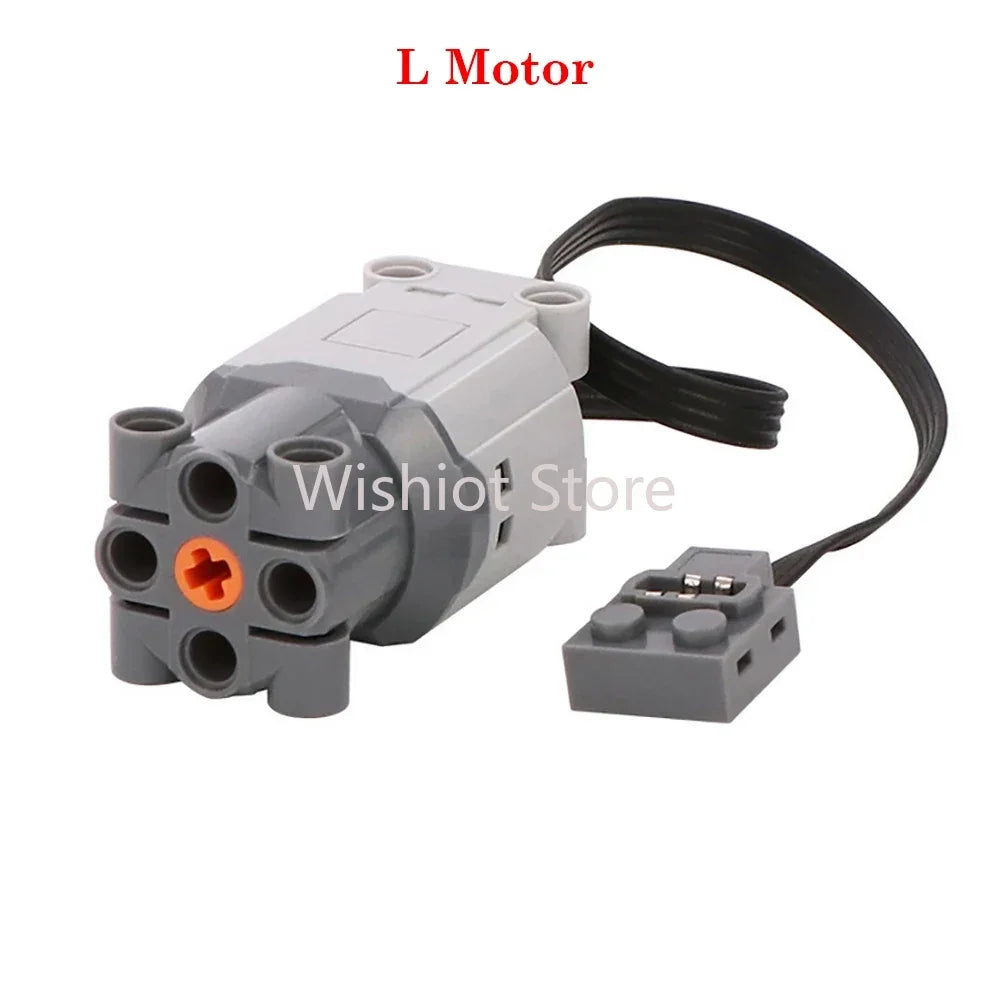 Technical MOC Power Functions Parts M L XL Servo Motor Train Buggy Motor IR Remote Compatible With Legoeds 8881 8883 5292 8886 ALPENZO