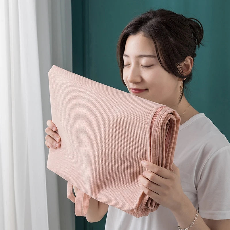 Large Capacity Clothes Storage Bag Waterproof Cabinet Wardrobe Organizer Quilt Pillow Blanket Organizer Dustproof Bedding Storag