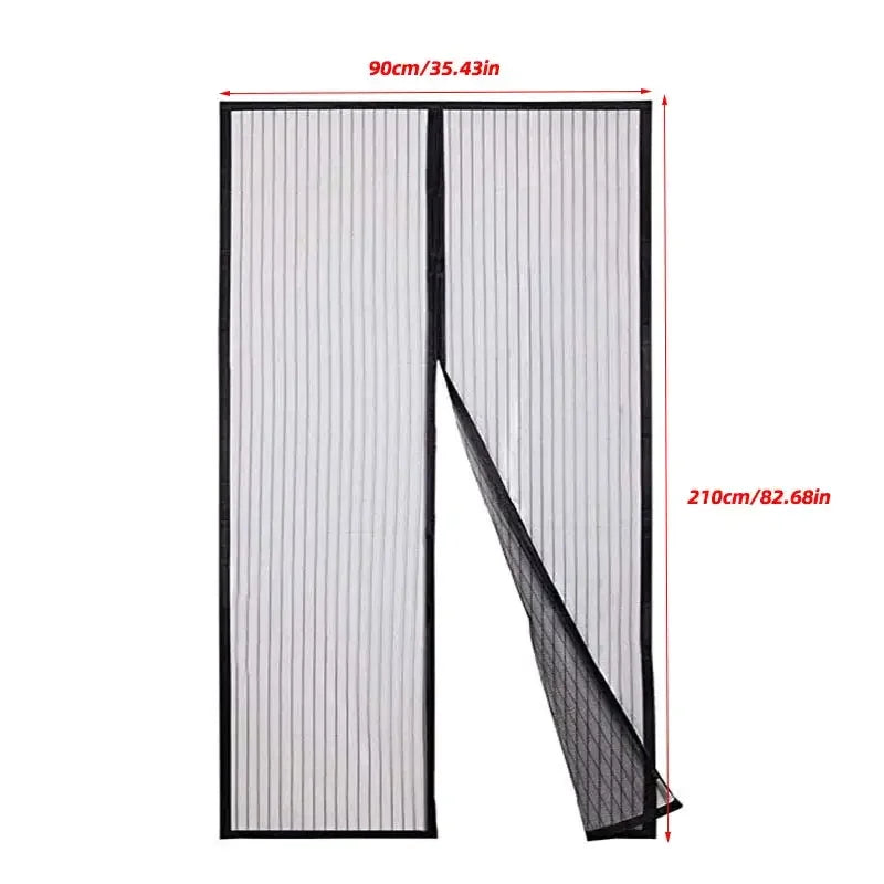 Summer Anti-mosquito Magnetic Screen Door Curtain Net Anti-insect And Fly Partition Curtain Net Automatic Closing Screen Window - ALPENZO