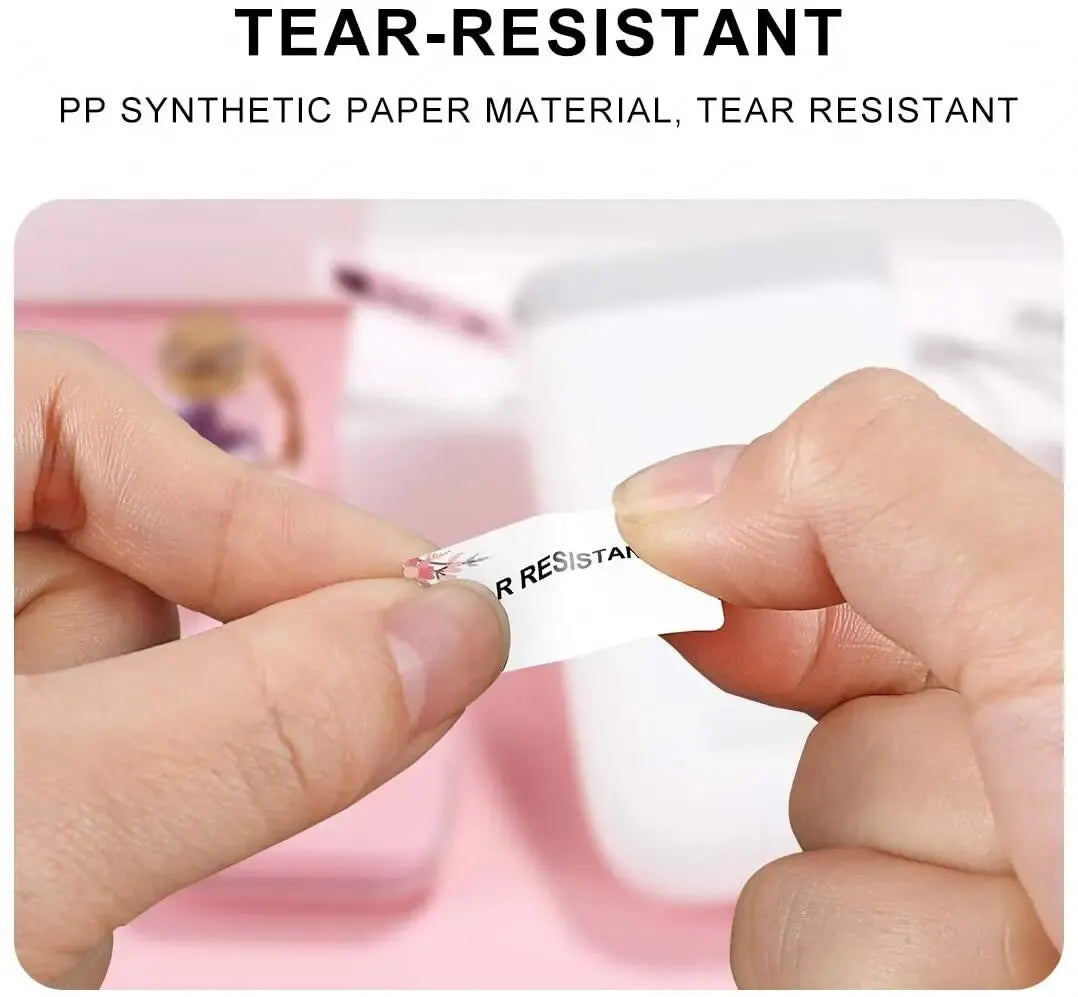 Niimbot D11 D110 D101 Mini Thermal Label Printer Paper Waterproof Anti-Oil Printing Label No Glue Scratch-Resistant Tape Sticker ALPENZO