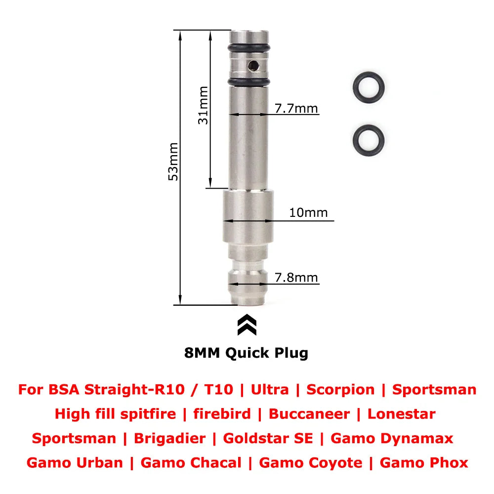 Air Filling Probe for FX Hatsan,BSA,Webley,SMK Artemis,Cricket,WEIHRAUCH,Walther Rotex R8 and RM8,Brocock, PR900