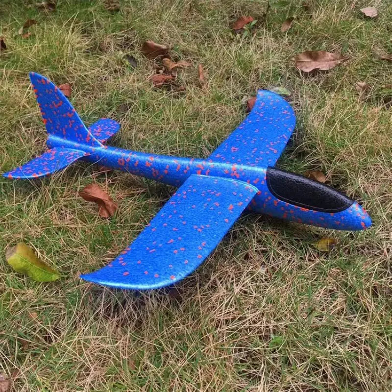Large Foam Plane Glider Hand Throw Airplane Inertial EPP Bubble Planes Outdoor Launch Kids Toys for Children Boys Gift ALPENZO